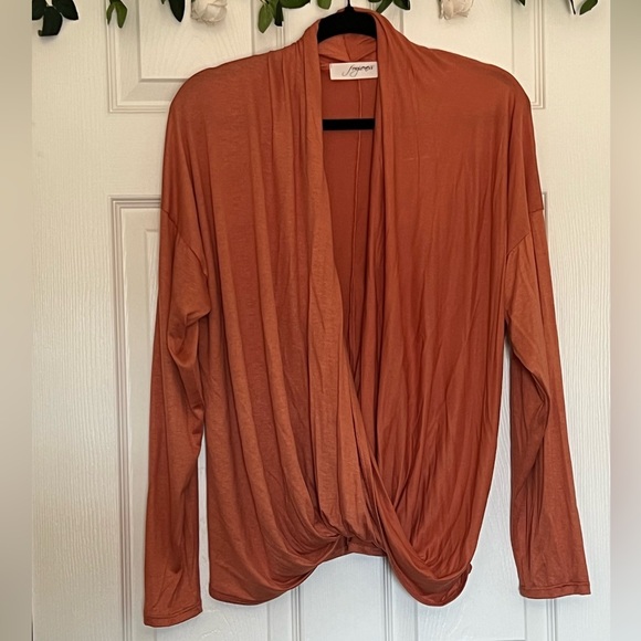 Amazon Tops - AMAZON Long Sleeve Auburn Top- Size M